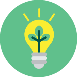 Sustainable energy concept illustration