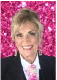 Portrait of woman, vibrant pink backdrop