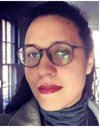 Woman wearing glasses indoors