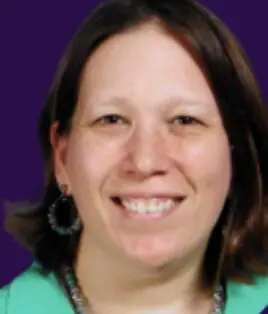 Woman wearing hoop earrings and necklace