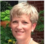 Woman in garden setting