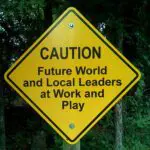 Abstract figure with graduation cap symbolizing education and achievement.