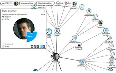 Abstract figure with graduation cap symbolizing education and achievement.