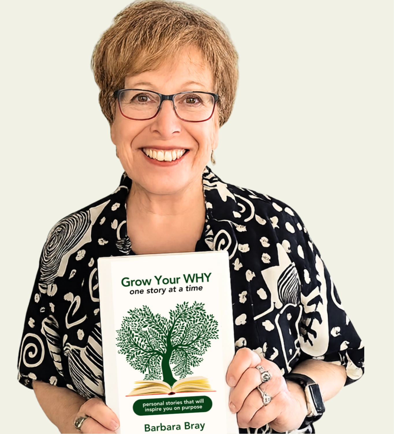 Image of Barbara Bray with Book