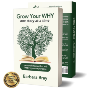 Image of Grow Your WHY Book with Award