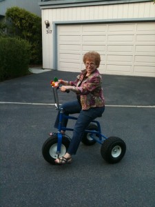 Barbara Riding the Tricycle