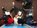 Kids with iPads
