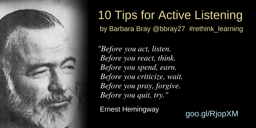 10 Tips for Active Listening 