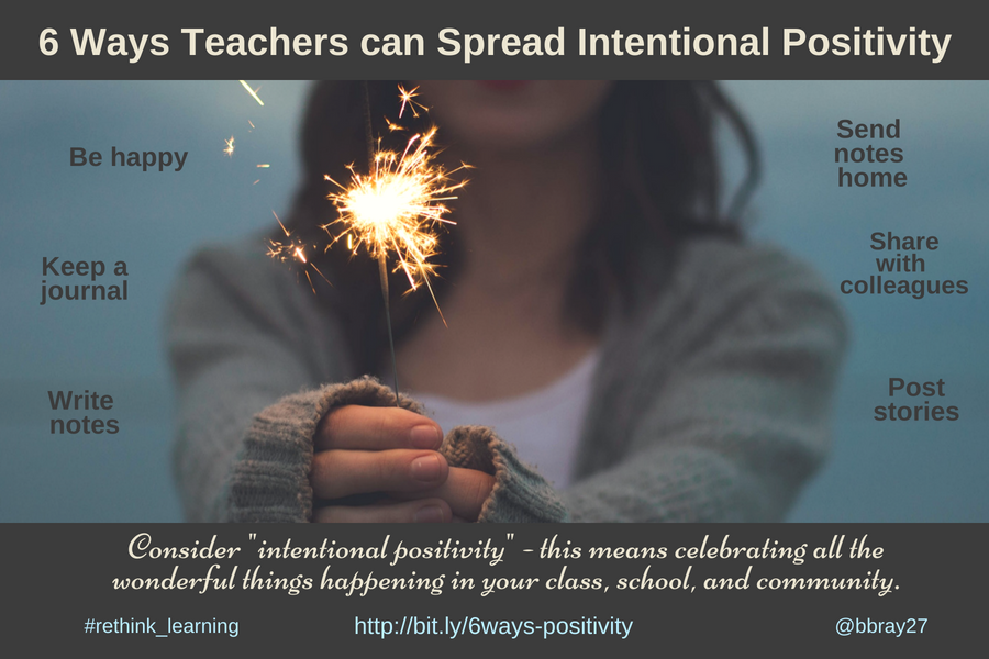 6 Ways Teachers Consider Intentional Positivity