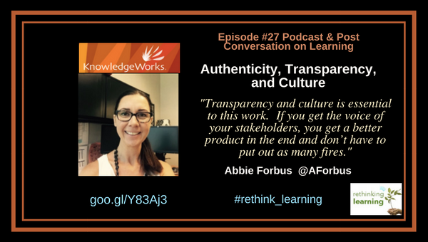 Authenticity, Transparency, and Culture with Abbie Forbus
