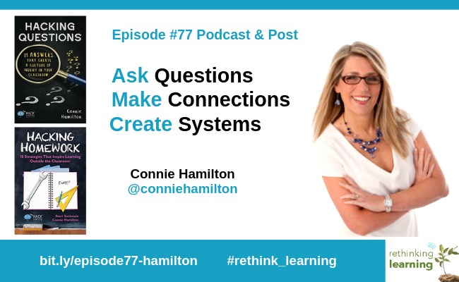 Episode77-Ask Questions, Make Connections, Create Systems with Connie Hamilton