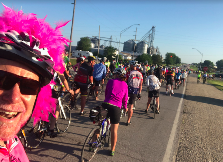 Team Flamingo - RAGBRAI (Register’s Annual Great Bike Ride Across Iowa) 