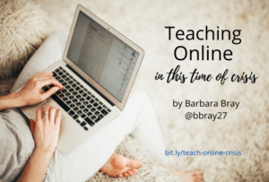 Teaching Online- in time of crisis