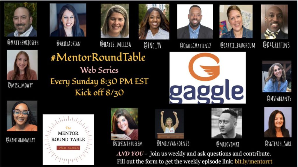 Join the #MentorRoundTable Web Series every Sunday at 8:30est. http://bit.ly/mentorrt