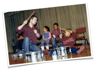 Sean Arnold teaching music