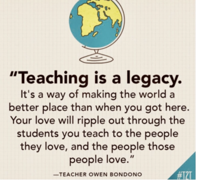 Teaching is a Legacy