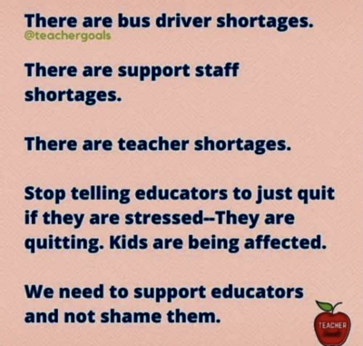 We need to support educators!