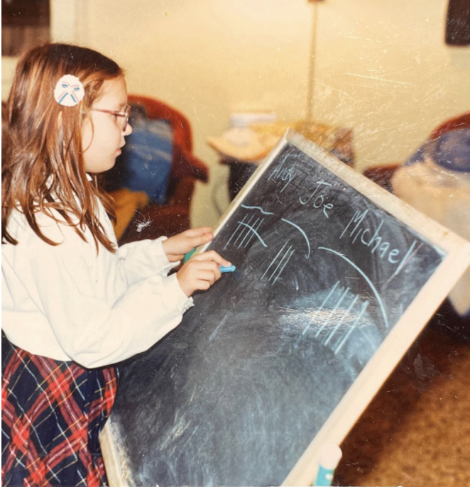 Debbie Tannenbaum teaching as a child