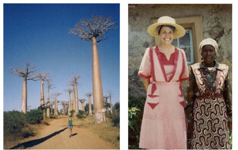 Kecia in the Peace Corps in Africa