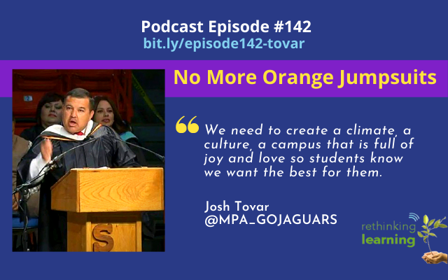 Episode #142 Josh Tovar on No More Orange Jumpsuits