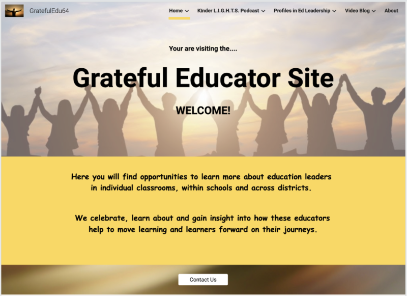 Grateful Educator Site by Chris Quinn