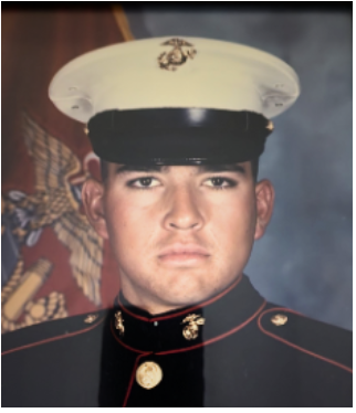 Josh Tovar in the Marines