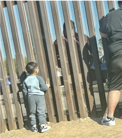 People meeting to talk to through the wall