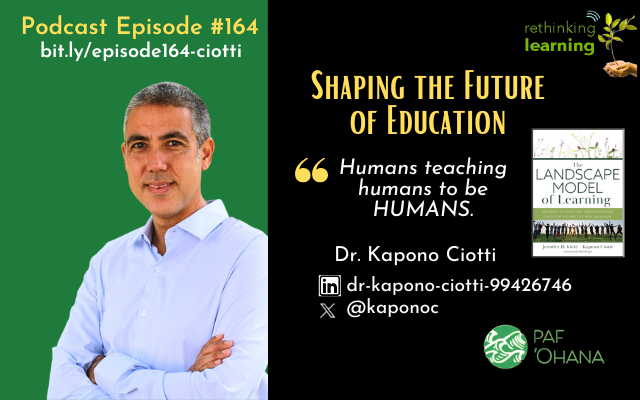 Episode #164 Dr. Kapono Ciotti