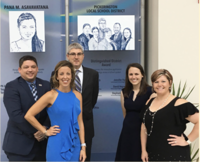 Brian Seymore believed in Stephanie and the team that contributed to their district becoming an ISTE Distinguished District.
