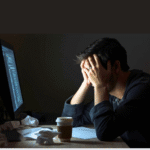 stressed man