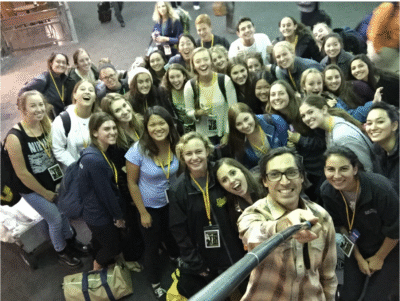 Michael Hernandez with Educators