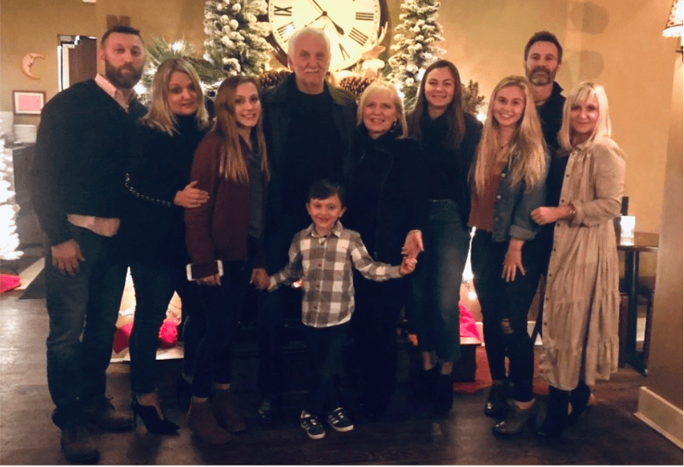 Picture of Jamie Saponaro's family including her daughter, Lauren Rose who was the graphic designer for her book, Transforming Classroom.