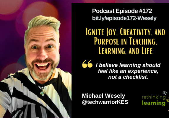 Smiling man beside podcast episode promotional graphic
