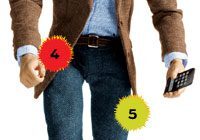 Businessman doll with glasses and tie