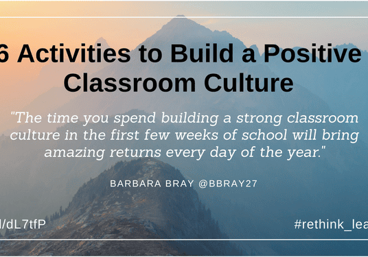 6 activities to build positive classroom culture