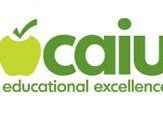 Educational excellence logo with apple icon.