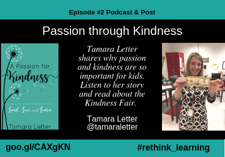 Kindness podcast banner with book cover