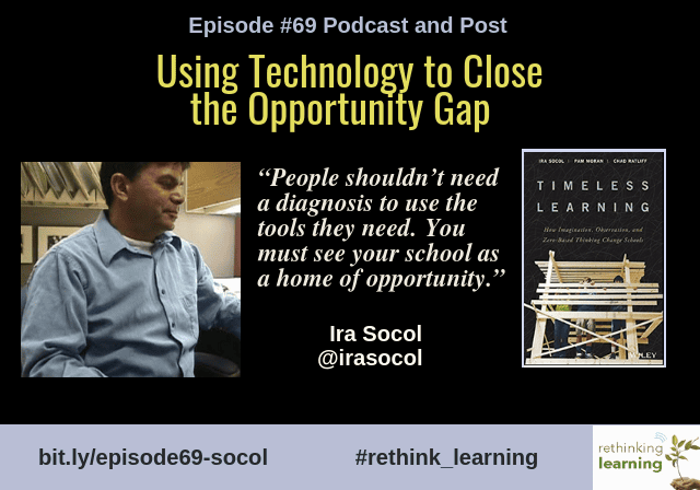 Podcast graphic: Using technology to close opportunity gap