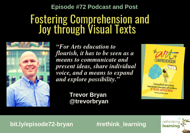 Podcast graphic: smiling man and book cover