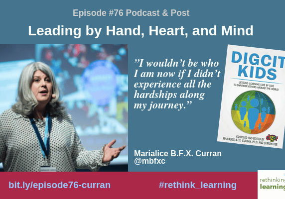 Woman speaking on educational podcast banner
