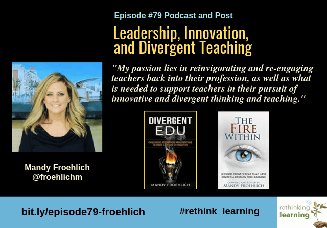 Podcast promotional image: leadership, innovation, teaching