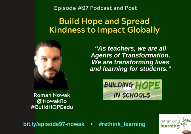 Podcast slide: Build Hope and Spread Kindness
