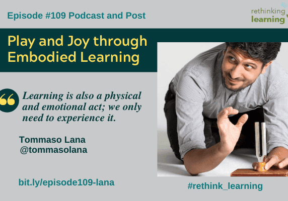 Podcast banner: man playfully balancing book and egg