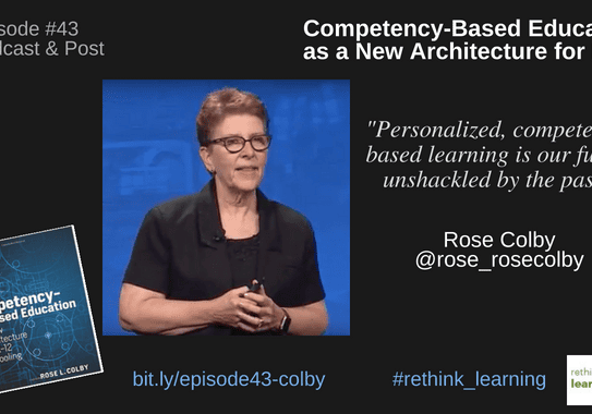 K-12 competency-based education podcast speaker