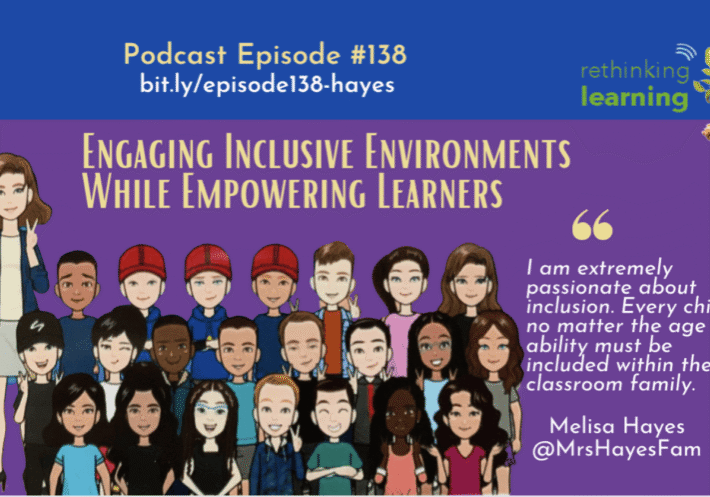 Inclusive classroom podcast cover with diverse students