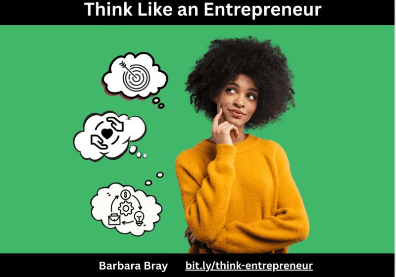 Young woman pondering entrepreneurial ideas