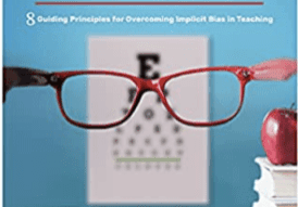 Book cover with red glasses and apple