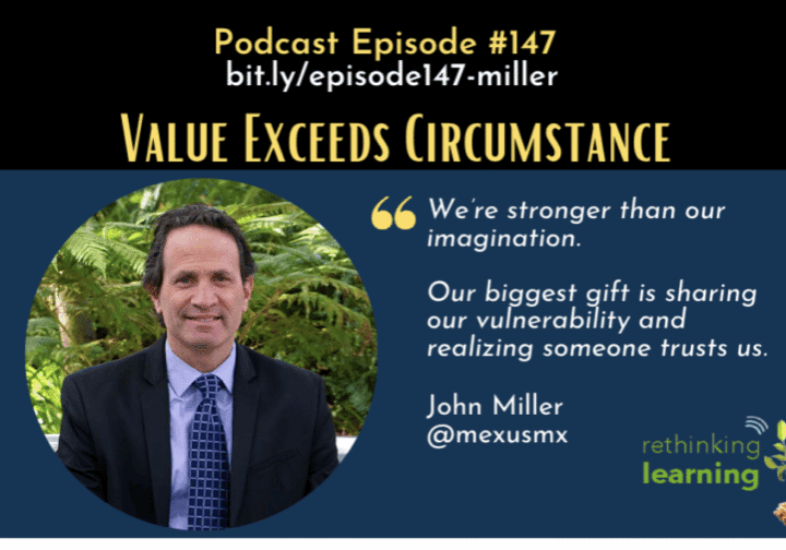 Podcast cover: man in suit with quote