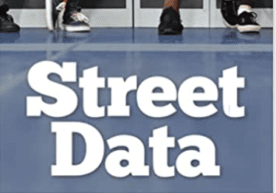 Street Data" cover featuring diverse students