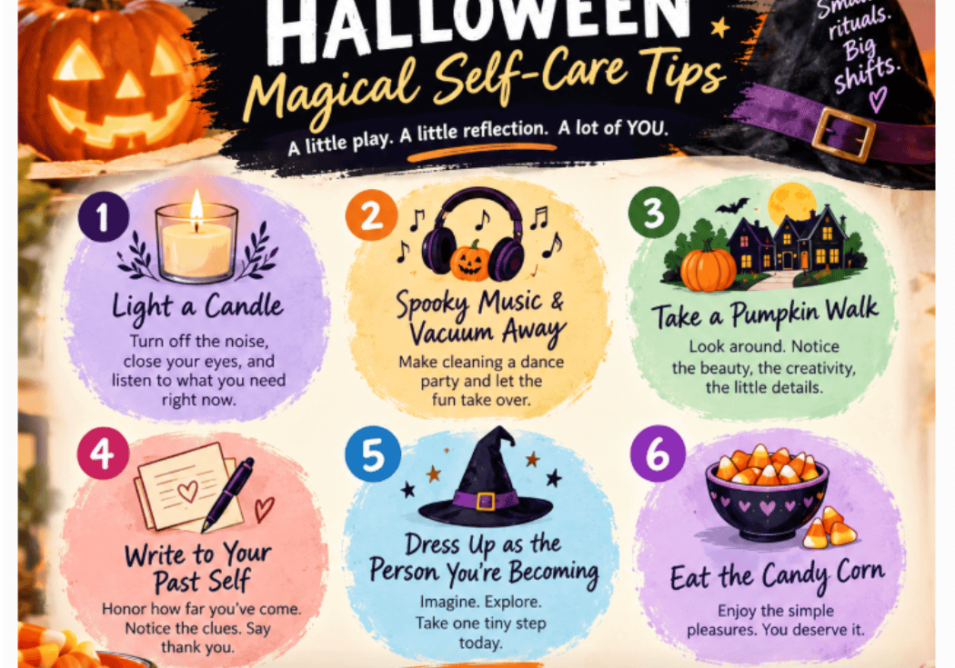 Spooky Halloween - Play with Self-Care Tips